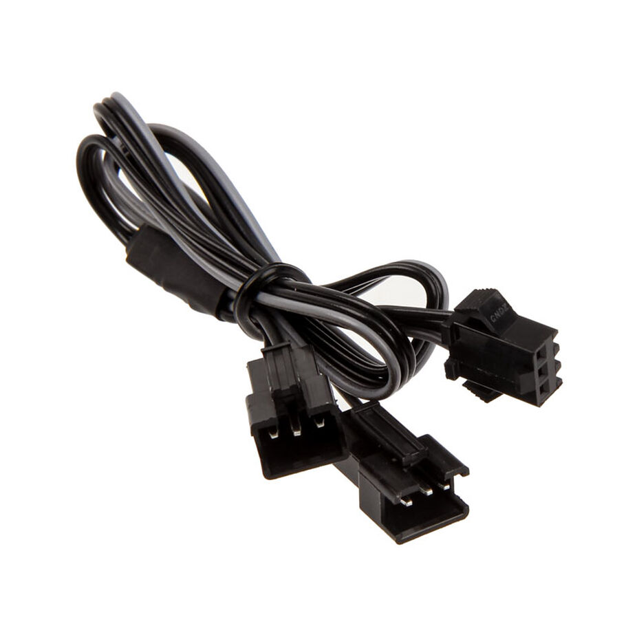 Удлинитель/Разветвитель RGB 12v4pin 1 в 3 черный - купить в интернет-магазине по