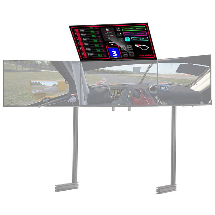 Next Level Racing ELITE Quad Monitor Stand Add-On - schwarz image number 1