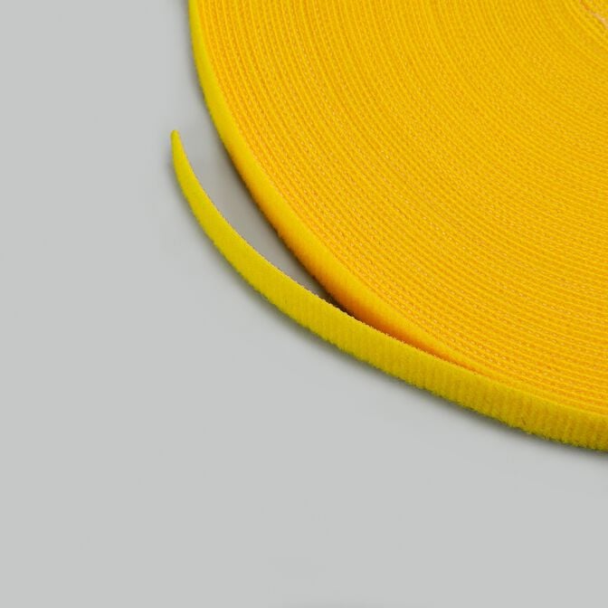 LABEL THE CABLE PRO Roll Dual Velcro Tape Roll 25m - yellow image number 5
