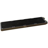 Phobya R27-S480 Radiator, 480 mm Radiator, 18 FPI, Kupferlamellen, 2x G1/4-Zoll-Anschl&uuml;sse &ndash; schwarz