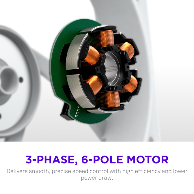 NZXT F140X RGB Case Fan, LCP Rotor, Hybrid Bearing, aRGB - White, 140mm image number 15