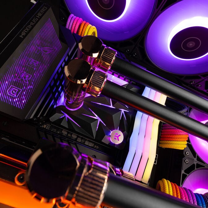EK Water Blocks EK-Quantum Velocity&sup2; Edge D-RGB - 1700 Black Special Edition image number 4