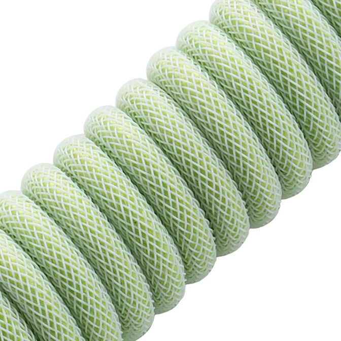 CableMod Classic Coiled Keyboard Cable USB-C zu USB Typ A, Lime Sorbet - 150cm image number 1