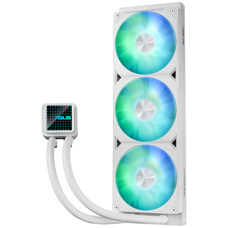 ASUS PRIME LC 360 ARGB AiO Water Cooling - 360mm, white image number 3