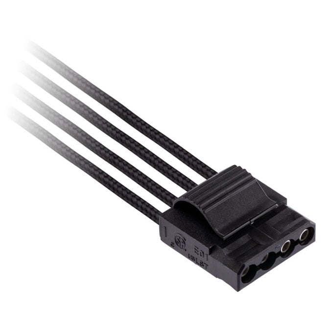 Corsair Premium Pro Sleeved Kabel-Set (Gen 4) - schwarz image number 5