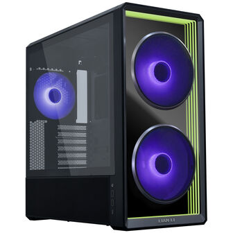 Lian Li LANCOOL 217 INF PC-Geh&auml;use, Midi-Tower, Tempered Glass, RGB-Beleuchtung - schwarz