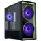 Lian Li LANCOOL 217 INF PC Case, Mid-Tower, Tempered Glass, RGB Lighting - Black