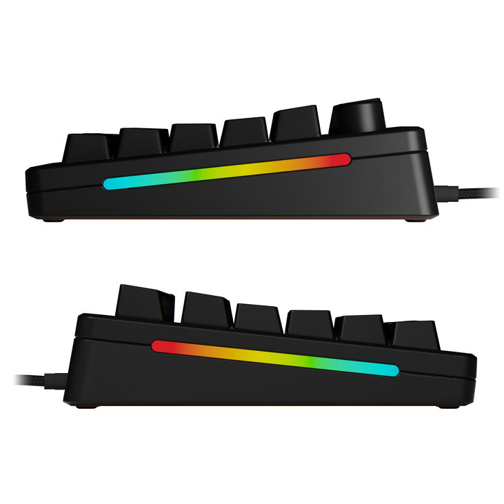 Glorious GMMK 3 HE 75% Custom Gaming Keyboard - Pre-Built, ANSI (US), Fox HE Switches, Black image number 2