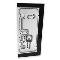 Stealkey Customs Phanteks NV7 x Stealkey Distroplate, RGB - schwarz