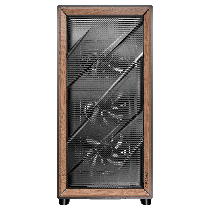 Antec Flux PC Case, Mid Tower, E-ATX, Tempered Glass – Black image number 4