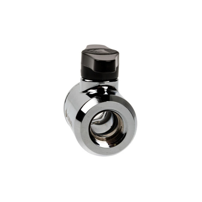 Corsair Hydro X Series XF Ball Valve - chrome image number 2