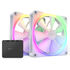NZXT F140 PWM fan, 2-pack including controller, white image number null