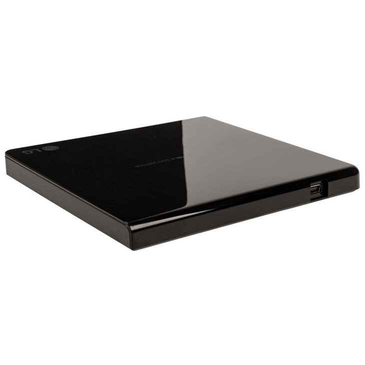 LG GP57EB40 externes slimline DVD-RW Laufwerk, schwarz, USB 2.0 image number 1