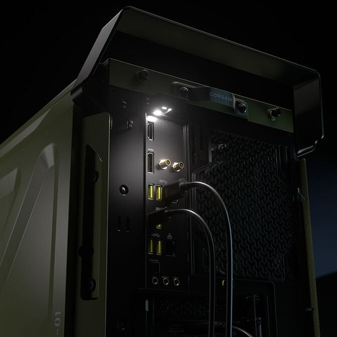 Corsair WARTHOG Performance Mid-Tower Case, Green image number 27
