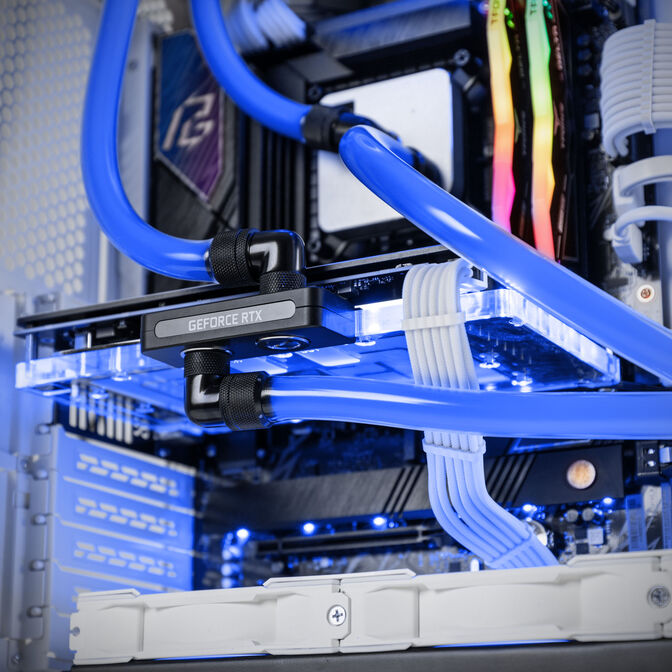 Gaming-PC Blue Medusa XL, Intel Core Ultra 9 285K, NVIDIA GeForce RTX 5080 - Custom Wasserk&uuml;hlung image number 5