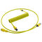 CableMod PRO Coiled Keyboard Cable USB-C to USB Type A, Dominator Yellow - 150cm