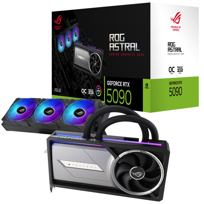 ASUS ROG Astral GeForce RTX 5090 LC OC Edition, 32768 MB GDDR7 image number 0