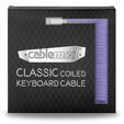 CableMod Classic Coiled Keyboard Cable USB-C zu USB Typ A, Rum Raisin - 150cm image number null