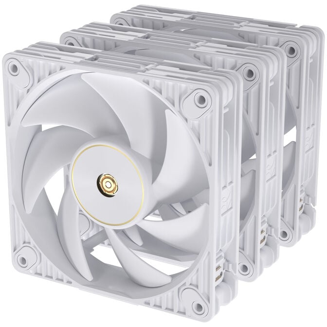 ASUS ProArt PF120 PWM Geh&auml;usel&uuml;fter, 3.000 U/min, 28 mm - 3er-Pack, wei&szlig; image number 0