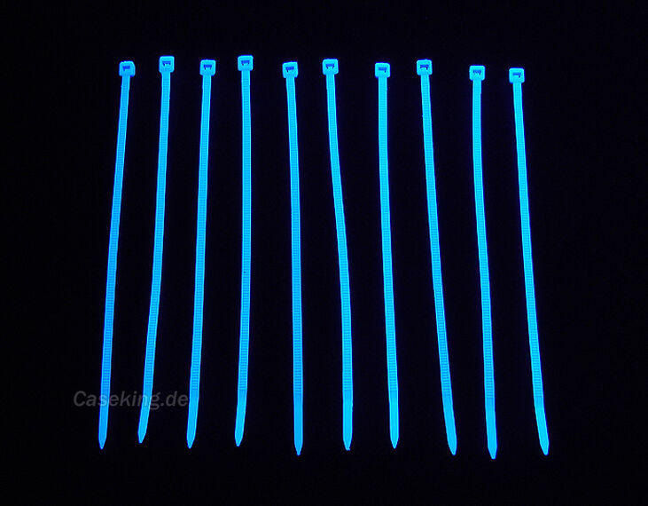 Bitspower Kabelbinder Set 20 Stück 120mm - UV blue image number 0