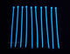 Bitspower Kabelbinder Set 20 Stück 120mm - UV blue