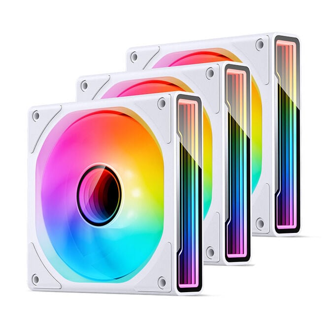 Jonsbo ZK-120W 3er-Pack, Geh&auml;use-L&uuml;fter, RGB - wei&szlig; image number 0