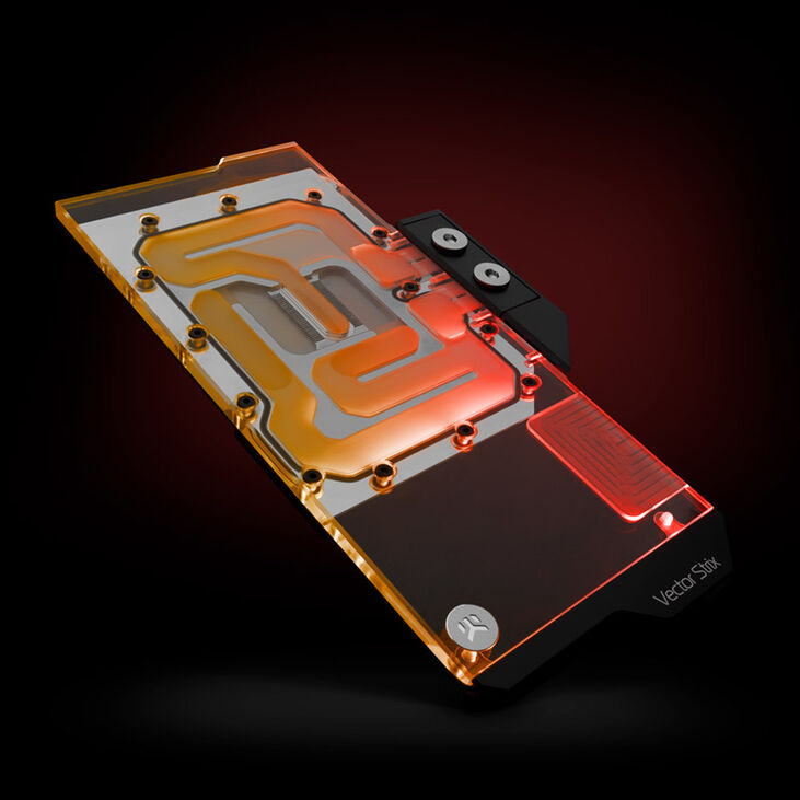 EK Water Blocks EK-Quantum Vector Strix RX 6800/6900 D-RGB - Nickel + Acryl image number 2