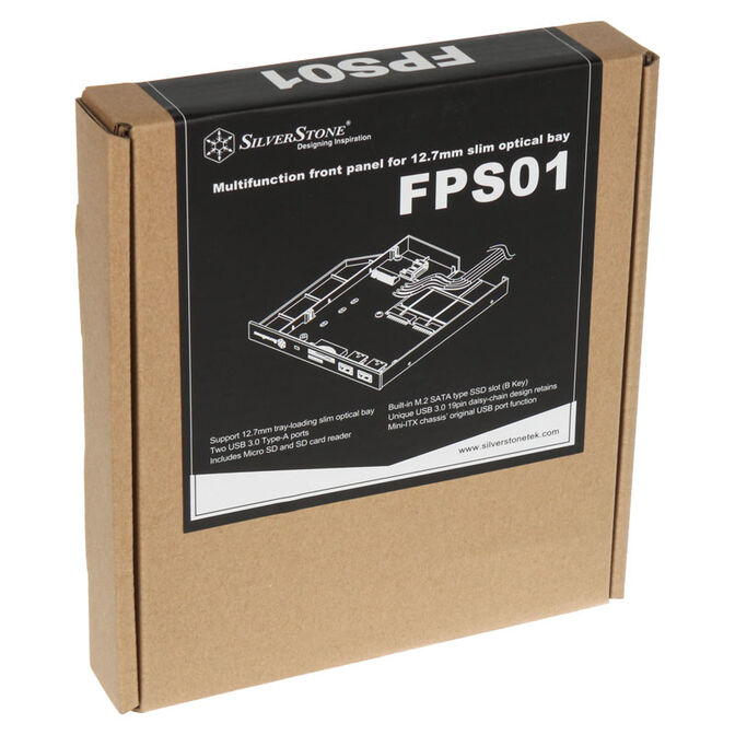 SilverStone SST-FPS01 Slim ODD-Adapter f&uuml;r 12,7mm Einschub image number 4