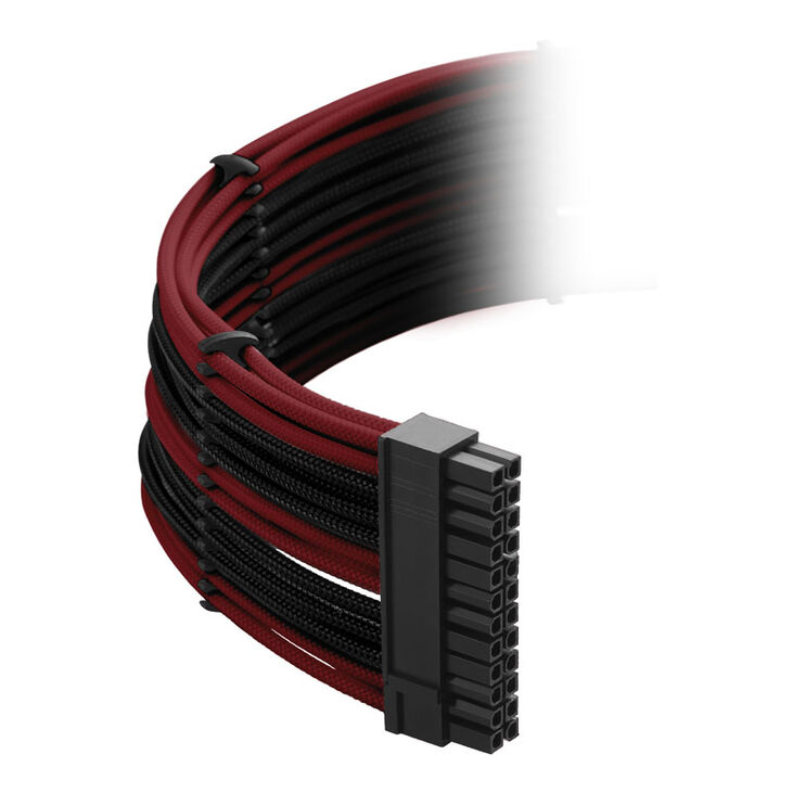 CableMod Classic ModMesh RT Cable Kit ASUS/Seasonic/Phanteks - black/blood red image number 1