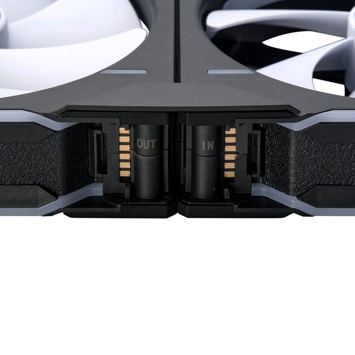 PHANTEKS D30 PWM Reverse Airflow, D-RGB Lüfter, 3er Pack - 140mm, schwarz image number 6