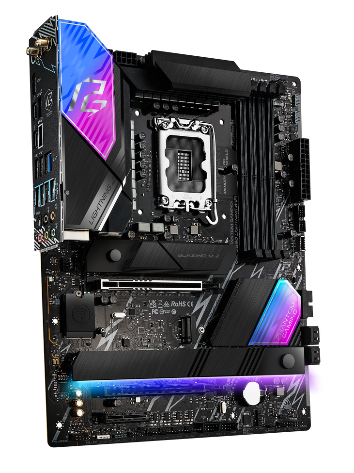 ASRock Z890 Lightning WiFi Mainboard, Sockel LGA 1851, Intel Z890, ATX, DDR5 image number 1
