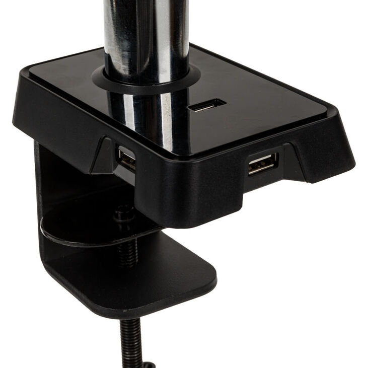 Arctic Dual Monitorhalterung Z2 (Gen. 3) mit USB-Hub - schwarz image number 5