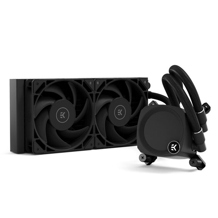 EK Water Blocks EK-Nucleus AIO CR240 Dark Komplett-Wasserkühlung - Schwarz image number 0