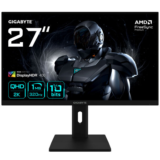 GIGABYTE G27Q3 EK, 27 Zoll QHD Gaming Monitor, 320Hz, SS IPS, FreeSync Premium image number 0