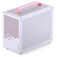Jonsplus Z20 Micro-ATX Geh&auml;use, mit Tragegriff - wei&szlig;/pink image number null