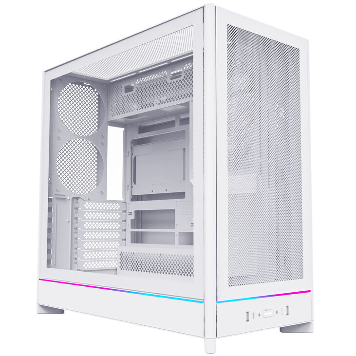 Montech HS01 PC case, Midi tower, ATX, aRGB, Tempered Glass - silver image number 1