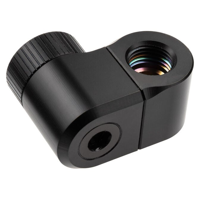 EK Water Blocks EK-Quantum Torque G1/4 inch double extension offset MF 21 - black image number 1