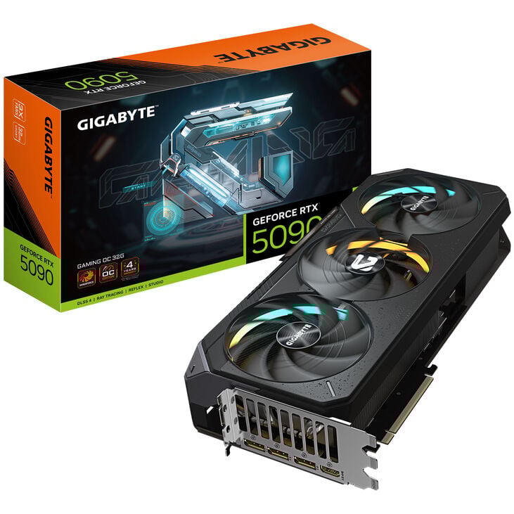 Gigabyte GeForce RTX 5090 Gaming OC 32G, 32768 MB GDDR7 image number 0