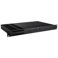 Akasa Galileo TU3 Thin-Mini-ITX 1U Geh&auml;use, OEM - schwarz