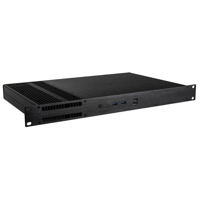 Akasa Galileo TU3 Thin-Mini-ITX 1U case, OEM - black image number 0