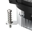 Akasa AK-CC6608BP01 Low Profile CPU-K&uuml;hler - Sockel LGA 1700, 63,2 mm H&ouml;he image number null