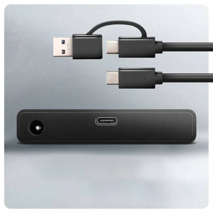 AXAGON ADSA-FPX FastPortX SATA to USB-C 3.1 Adapter - Black image number 1