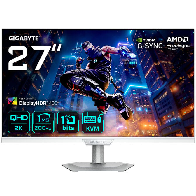 GIGABYTE M27Q2 QD ICE 27-inch QHD Gaming Monitor, 200Hz, SS-IPS Panel, G-Sync Compatible image number 0
