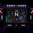 Conspit CSD Lite Dashboard, 5 Zoll IPS-Touchscreen, 31 LEDs, SimHub - schwarz, 854 x 480 px image number null