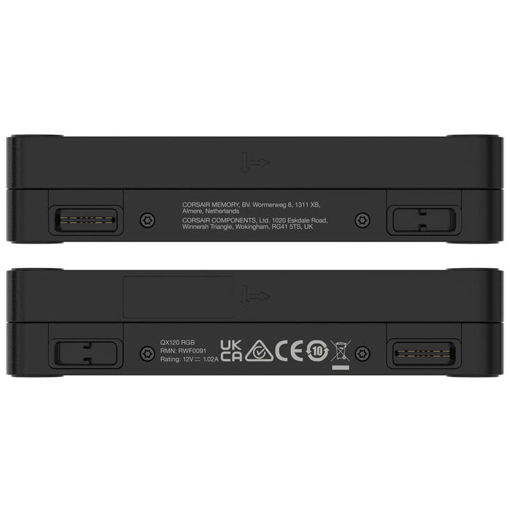 Corsair iCUE LINK QX120 RGB Series, PWM Lüfter, 3er Pack inkl. RGB-Controller - 120mm, schwarz, Star image number 7