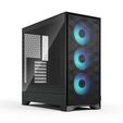 Fractal Design Pop 2 Air TG RGB PC-Geh&auml;use, Midi-Tower, ATX, Tempered Glass - inklusive 3x 120-RGB-mm-L&uuml;fter, schwarz image number null