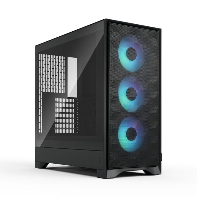 Fractal Design Pop 2 Air TG RGB PC-Geh&auml;use, Midi-Tower, ATX, Tempered Glass - inklusive 3x 120-RGB-mm-L&uuml;fter, schwarz image number 0