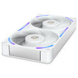 NZXT F240X RGB Case Fan, LCP Rotor, Hybrid Bearing, aRGB - white, 240mm image number null