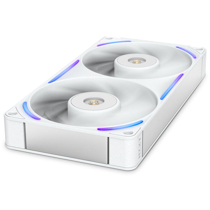 NZXT F240X RGB Case Fan, LCP Rotor, Hybrid Bearing, aRGB - white, 240mm image number 3
