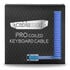 CableMod PRO Coiled Keyboard Cable USB-C zu USB Typ A, Galaxy Blue - 150cm image number null